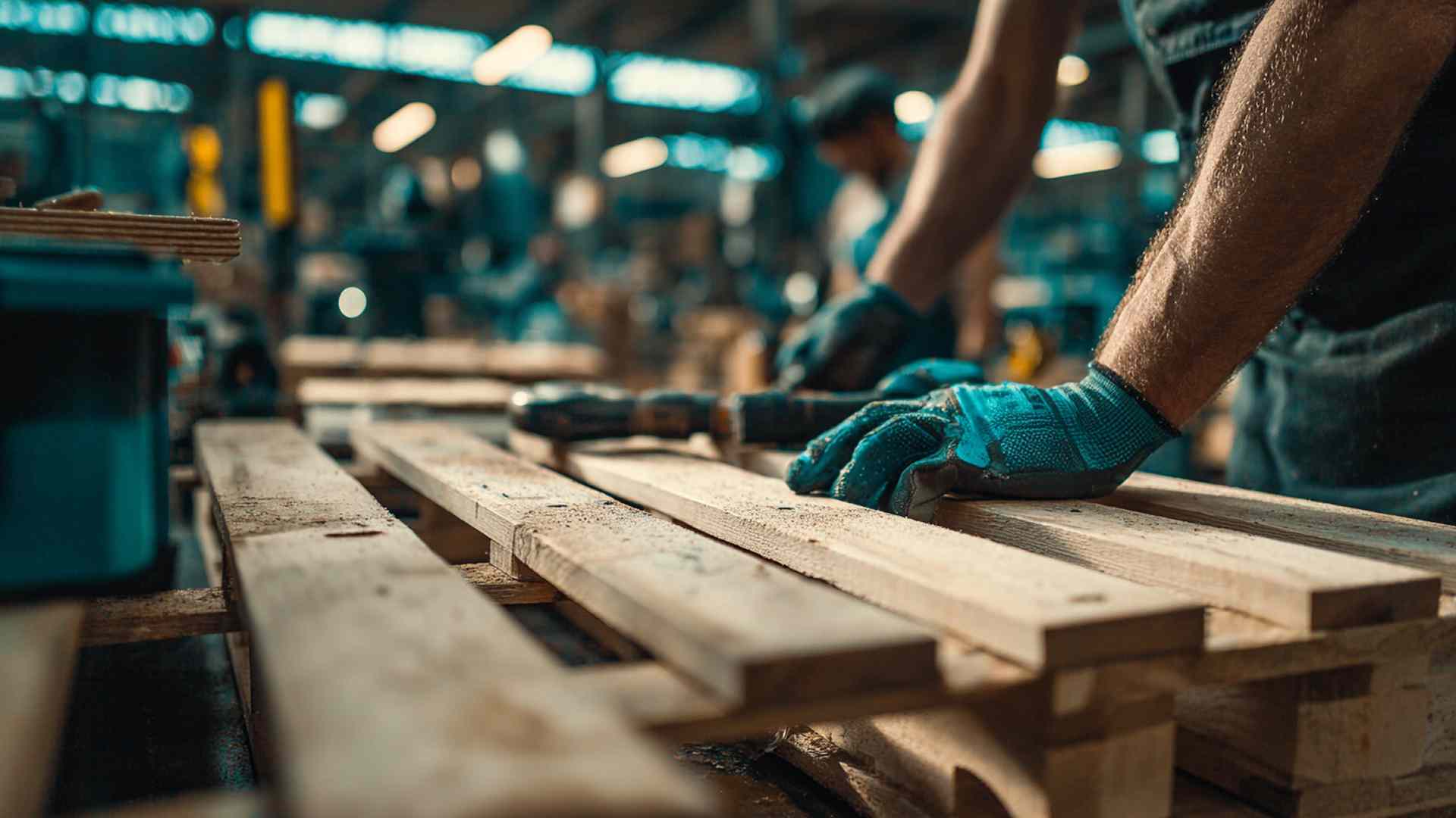 Récupération de palettes