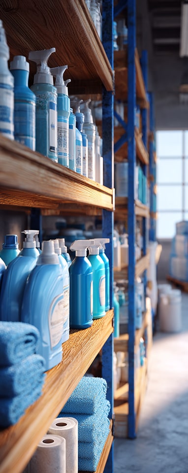 Vente de produits ménagers